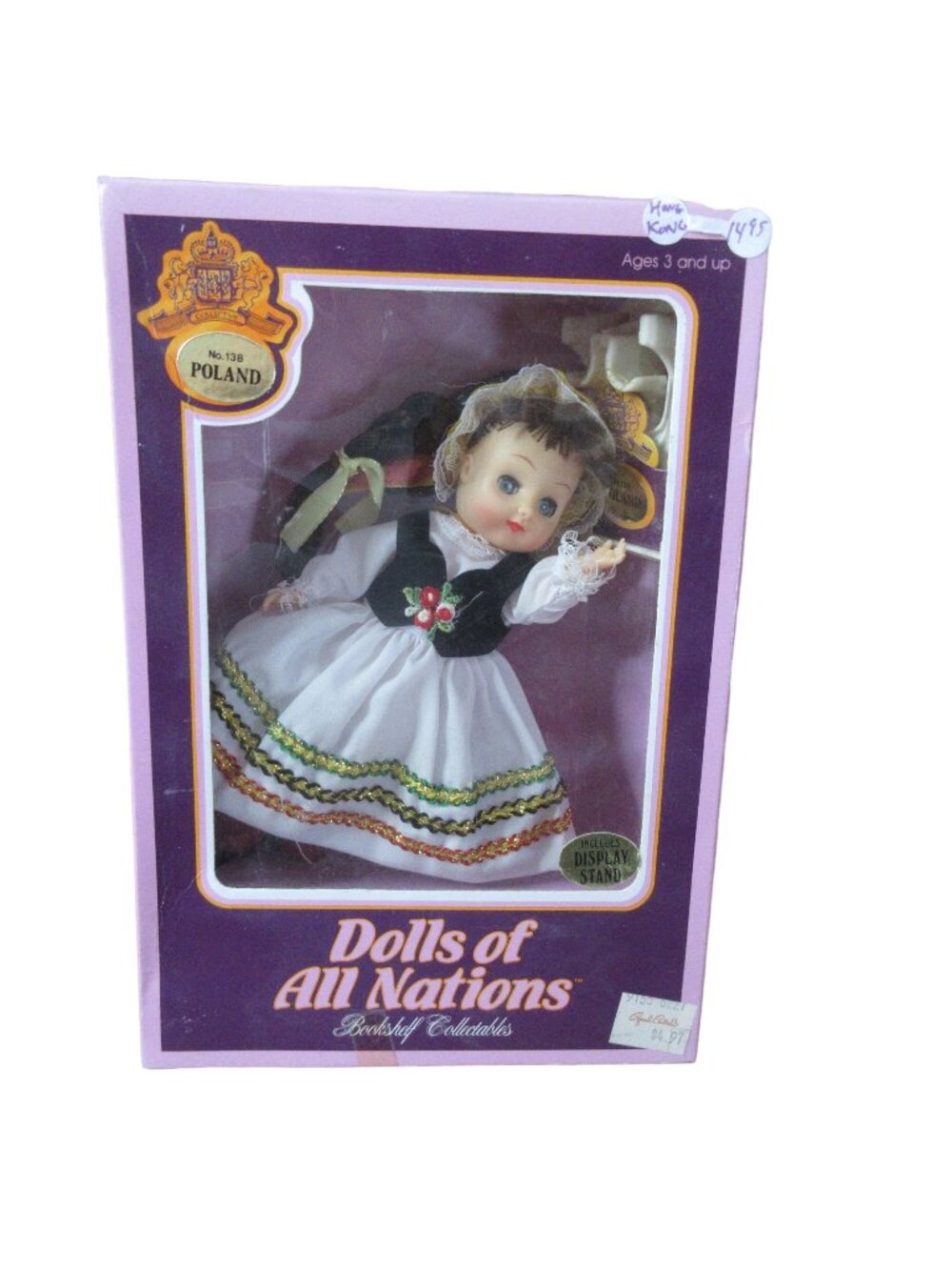 Dolls of All Nations 7" Doll Collectible in Box - Poland 138 - Vintage